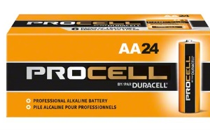 PC1500BK Duracell Procell AA  Alkaline Battery