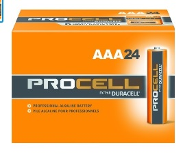 PC2400BK Duracell Procell AAA Alkaline Battery