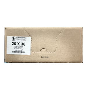 26x36 Regular Compostable Clear Garbage Bags
