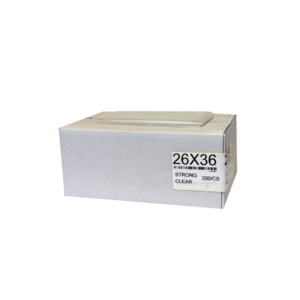 PPI 26x36 Clear Strong Garbage Bags 200/cs