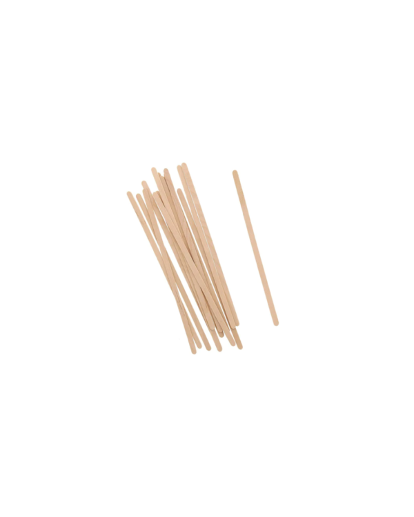 80414N 7" Touch Birch Coffee Stir Stick Round Tip (1000/PK)