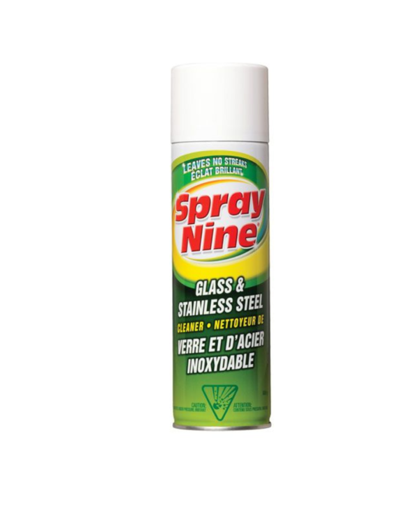 Spray Nine Glass & Stainless Steel Cleaner 539g 12/Case