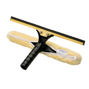 Back Flip - Four Tools in One 14" Window Squeegee with yellow Glove 6/Case