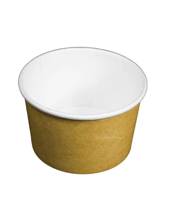 12oz Plain Kraft Paper Soup Bowl 500/cs