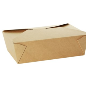 Lined Paper Takeout Containers Kraft (#3 Size) 200/cs